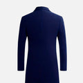 Aiden | Men's Knee-Length Coat With Pockets And Long Sleeve | Classic