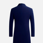 Aiden | Men's Knee-Length Coat With Pockets And Long Sleeve | Classic