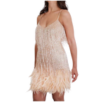 Anja | Women Cocktail Dress With Flared Skirt And V-Neckline | Party Style