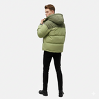 Archer | Men's Colour-Block Hooded Jacket With Hood | Winter