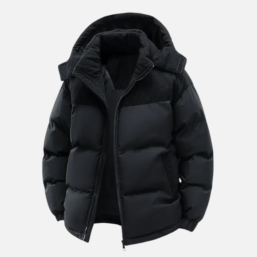 Archer | Men's Colour-Block Hooded Jacket With Hood | Winter