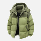 Archer | Men's Colour-Block Hooded Jacket With Hood | Winter