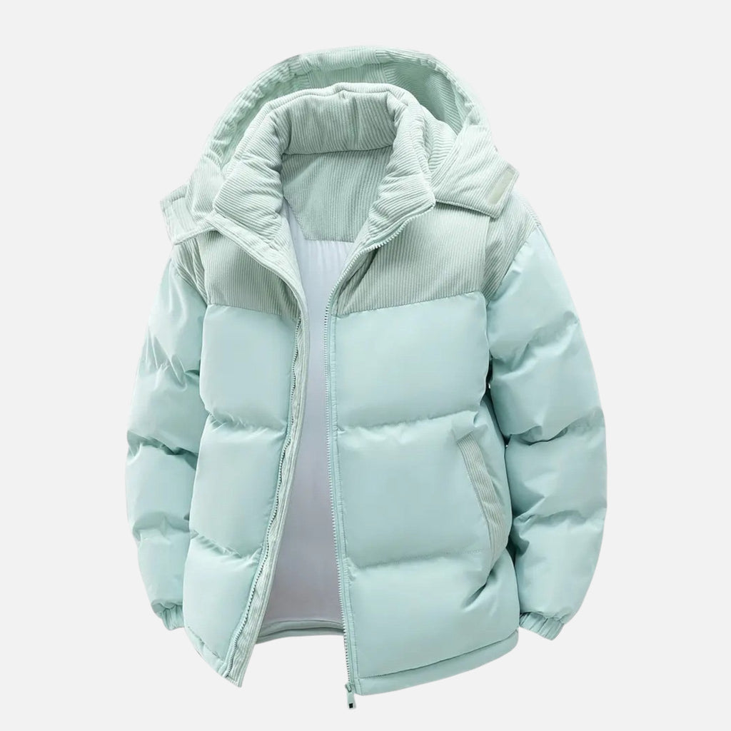 Archer | Men's Colour-Block Hooded Jacket With Hood | Winter