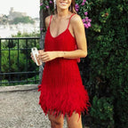 Ava | Women's Prom Dress With V-Neckline And Pleated Texture