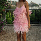 Ava | Women's Prom Dress With V-Neckline And Pleated Texture