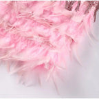 Ava | Women's Prom Dress With V-Neckline And Pleated Texture