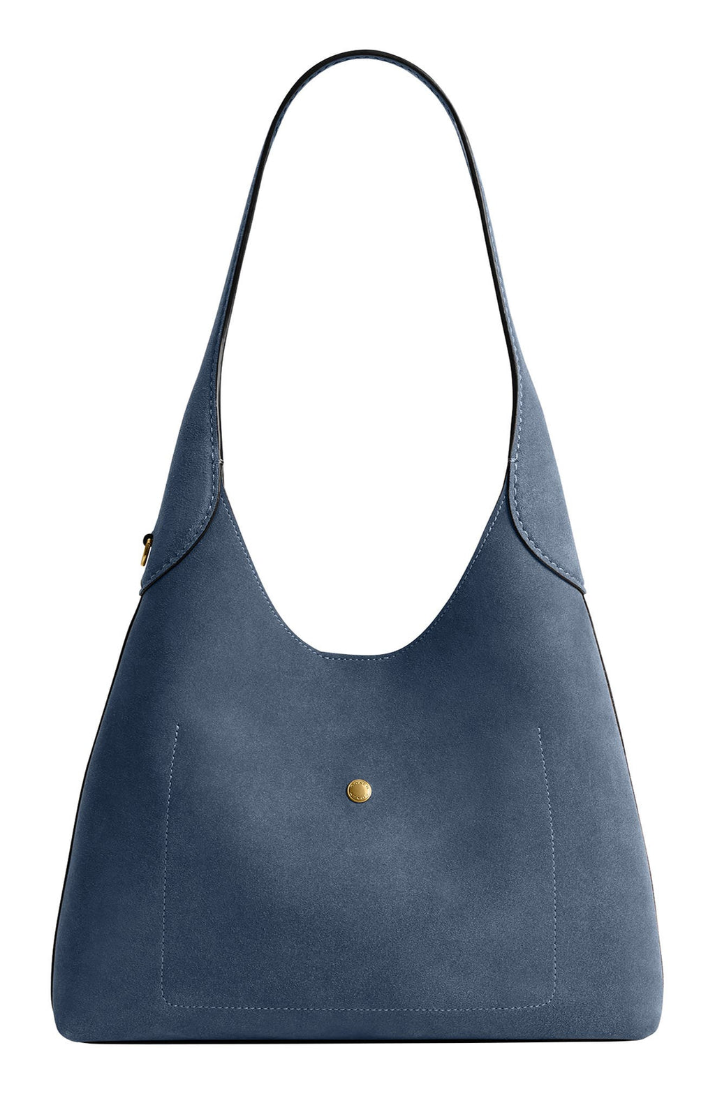 Ava | Women's Shoulder Bag With Gold Hardware And Exposed Seams | Chic