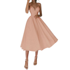 Avery | Women Cocktail Dress With Soft Bodice And Flowing Chiffon Skirt | Party