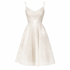 Belén | Women Cocktail Dress With Sequin Bodice And Satin Skirt | Evening Style