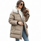 Belén | Women Hooded Jacket With Quilted Fabric | Casual Cool Style
