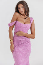 Boheme | Women's Cocktail Dress With Lace Bodycon Design And Ruched Waist Detail | Party