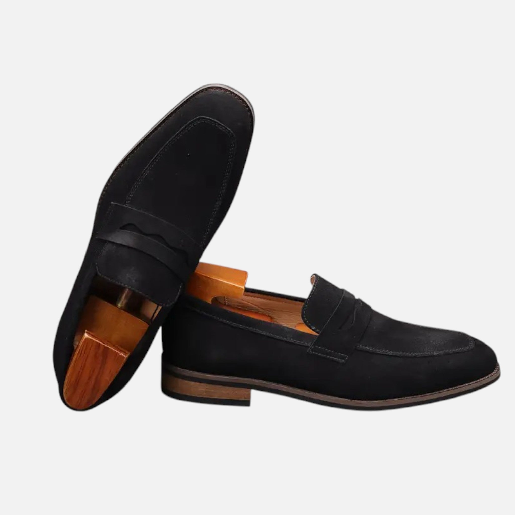 Callum | Men's Penny Loafers With Slip On Design And Low Cut | Elegant
