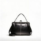 Camila | Women’s Crossbody Bag With Classic Clasp Closure And Contrast Stitch Detail | Retro