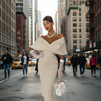 Catalina | Women Cocktail Dress With Lace Detail And Satin Finish | Party Style