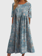 Clara | Women’s Formal Dress With Floral Embroidery And Relaxed Fit | Elegant