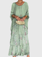 Clara | Women’s Formal Dress With Layered Ombre Skirt And Loose-Fit Top | Elegant