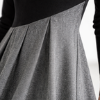 Clara | Women’s Formal Dress With Long Sleeves And Pleated Maxi Skirt | Elegant