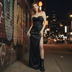 Daphne | Women Cocktail Dress With Lace Detail And Flared Hem | Elegant Party Style