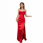 Daphne | Women Cocktail Dress With Lace Detail And Flared Hem | Elegant Party Style