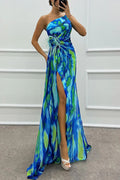 Elena | Women’s Graduation Dress With V-Neck And Puff Sleeves | Elegant