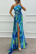 Elena | Women’s Graduation Dress With V-Neck And Puff Sleeves | Elegant