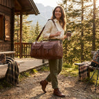 Hudson | Unisex Duffel Bag With Front Flap Storage And Reinforced Body | Travel