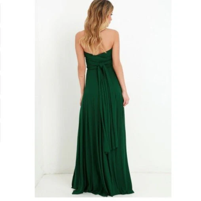 Irma | Women’s Graduation Dress With Halter Neck And Wrap Waist | Elegant
