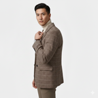 Jackson | Men's Tweed Blazer With Pockets And Long Sleeve | Refined