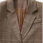 Jackson | Men's Tweed Blazer With Pockets And Long Sleeve | Refined