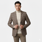 Jackson | Men's Tweed Blazer With Pockets And Long Sleeve | Refined