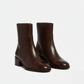 Liora | Women's Ankle Boots With Pointed Toe And Block Heel | Elegant