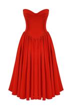 Lisa | Women Prom Dress With Strapless Corset And Pleated Hem | Chic
