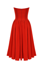 Lisa | Women Prom Dress With Strapless Corset And Pleated Hem | Chic