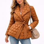 Luz | Women Jacket With Padded Quilted Fabric And Hooded Design | Winter Style