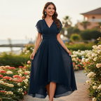 Magaly | Women Cocktail Dress With Fitted Bodice And Flared Hem | Party Style