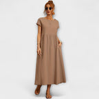 Magnolia | Women’s Day Dress With Short Sleeves And Relaxed Fit | Casual