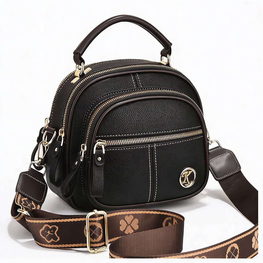 Maren | Women’s Crossbody Bag With Multiple Zipper Pockets And Defined Stitching | Urban