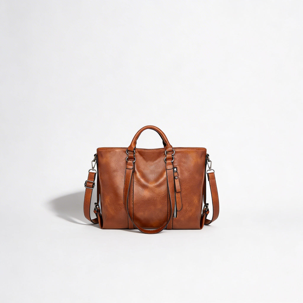 Mila | Women’s Tote Bag With Structured Design And Refined Stitch Accents | Elegant