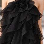 Nephele | Women’s Graduation Dress With Halter Neck And Ruffles | Elegant