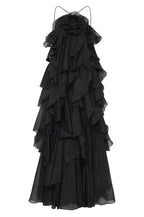 Nephele | Women’s Graduation Dress With Halter Neck And Ruffles | Elegant