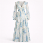 Nora | Women’s Formal Dress With Sheer Sleeves | Elegant