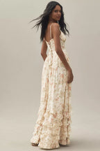 Olivia | Women's Graduation Dress With Sweetheart Neckline And Floral Print | Romantic