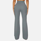 Olivia | Women's High-Waist Trousers With Pleats And Wide Leg | Elegant