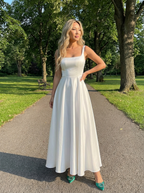 Patricia | Women Cocktail Dress With Elegant Structure And Soft Feminine Lines | Modern Elegance Style