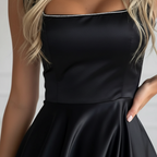 Patricia | Women Cocktail Dress With Lace Bodice And Flared Skirt | Party Style