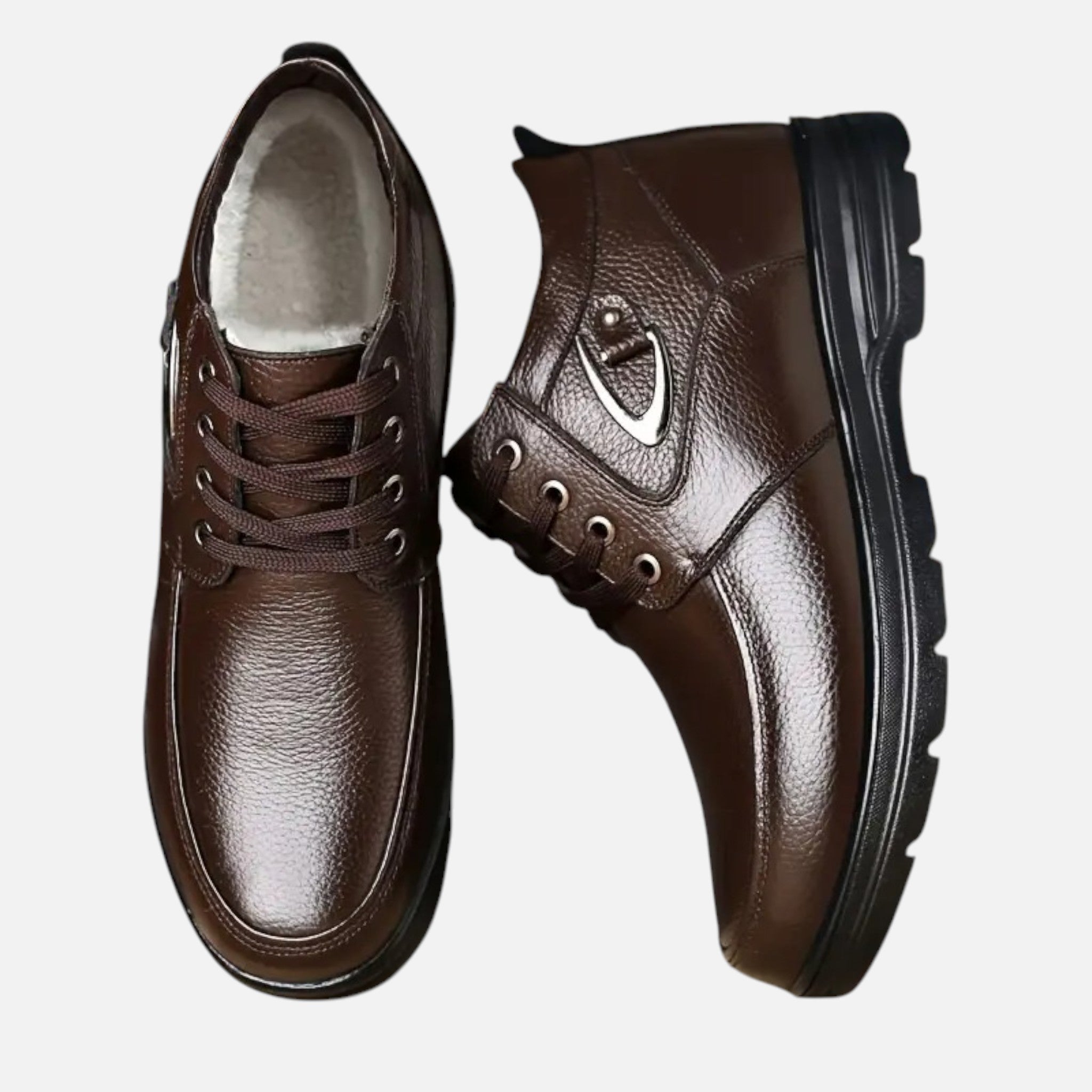 Rowan | Men's Boots With Lace Up Closure And Low Ankle Cut | Formal