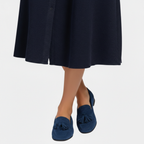 Seren | Women's Tassel Slip-On Flats With Slip On Design | Elegant