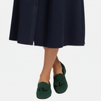 Seren | Women's Tassel Slip-On Flats With Slip On Design | Elegant