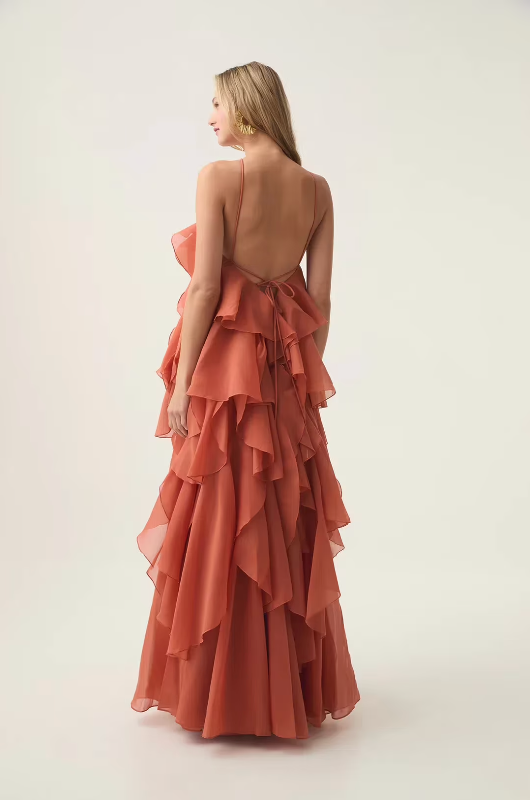 Noelle | Women's Summer Dress With Strapless Neckline And Layered Ruffles | Elegant