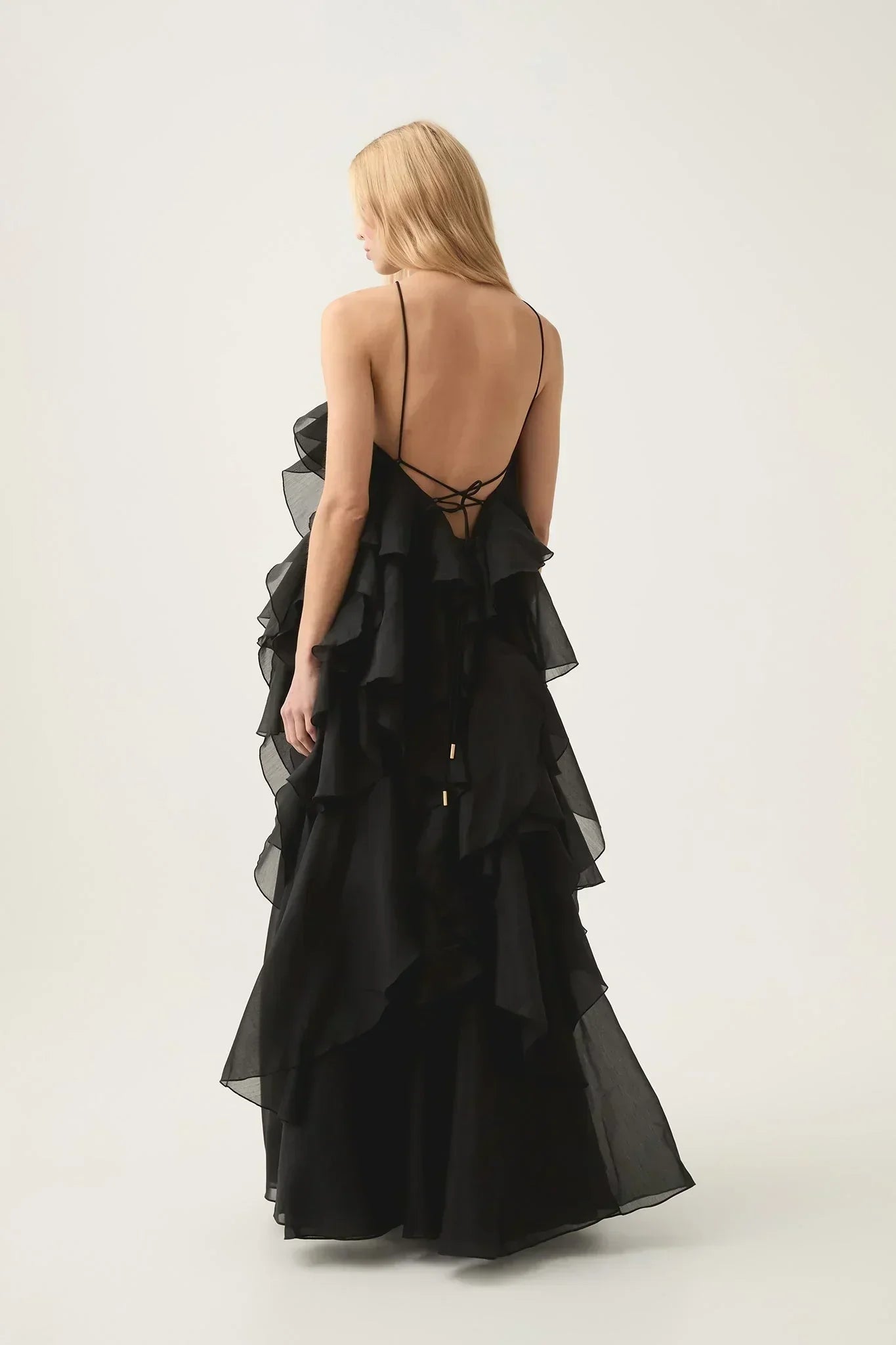 Noelle | Women's Summer Dress With Strapless Neckline And Layered Ruffles | Elegant